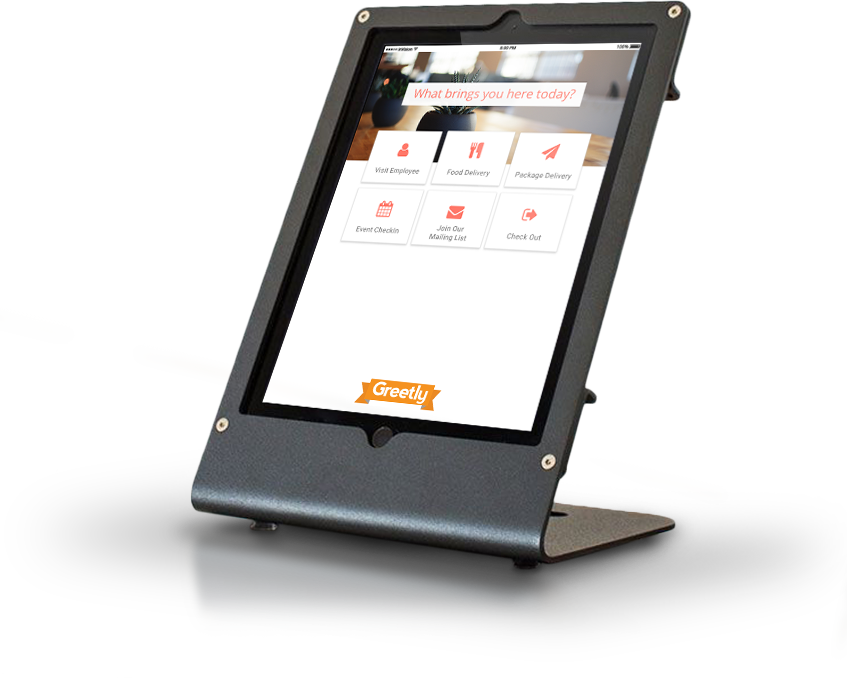 modern office check in app visitor registration logbook electronic check register app