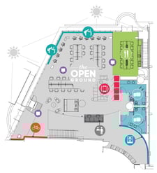 Coworking space visitor check-in system