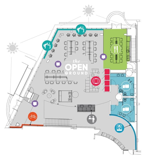 Coworking space management software floor plan