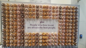 A wall of donuts greet GCUC attendees