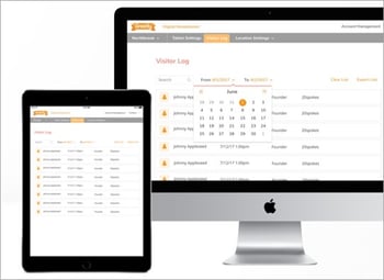 Cloud-based visitor log and reporting is a benefit of visitor management software