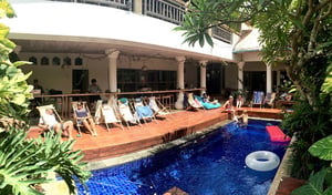 Poolside meetings at Dojo in Bali