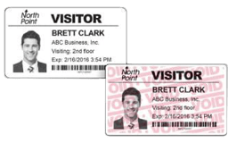 Expiring visitor badges