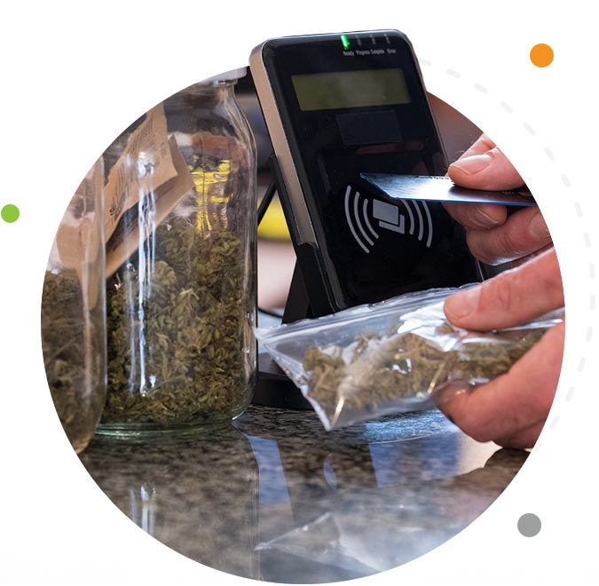 Cannabis dispensaries and grow facility secure check-in app