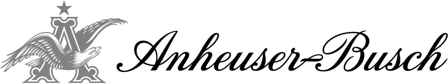 Anheuser-Busch Logo greyscale