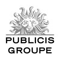 creative services Publicis Groupe, greyscale logo