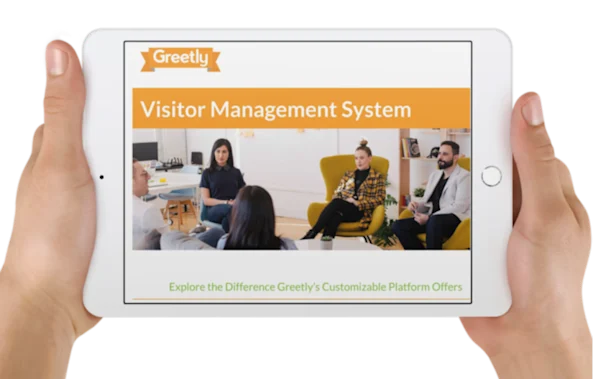 Using an iPad visitor management platform