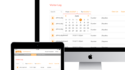 Cloud-based visitor logbook