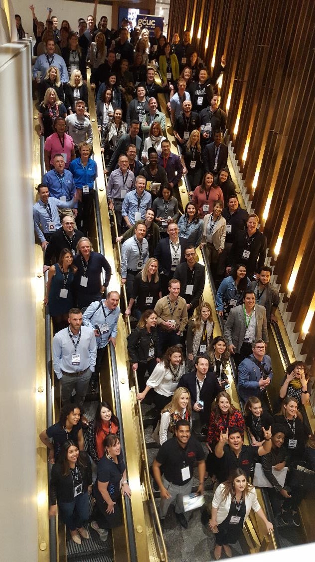 Attendees of the GCUC coworking industry conference