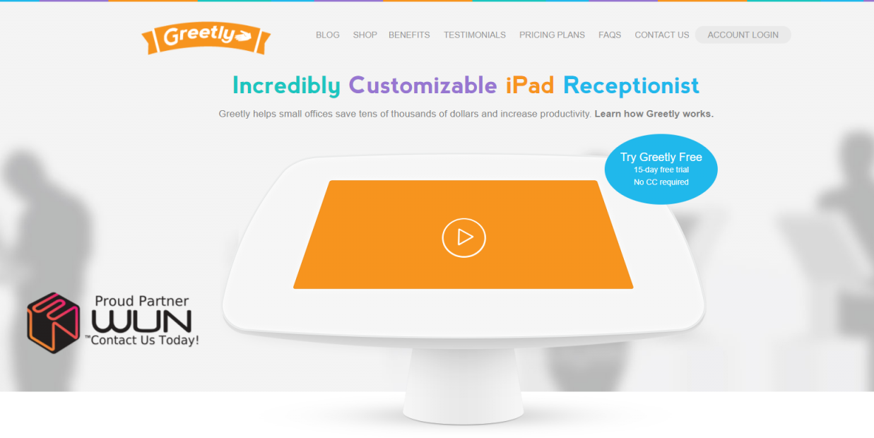 Coworking software Greetly and Kube by Wun Systems