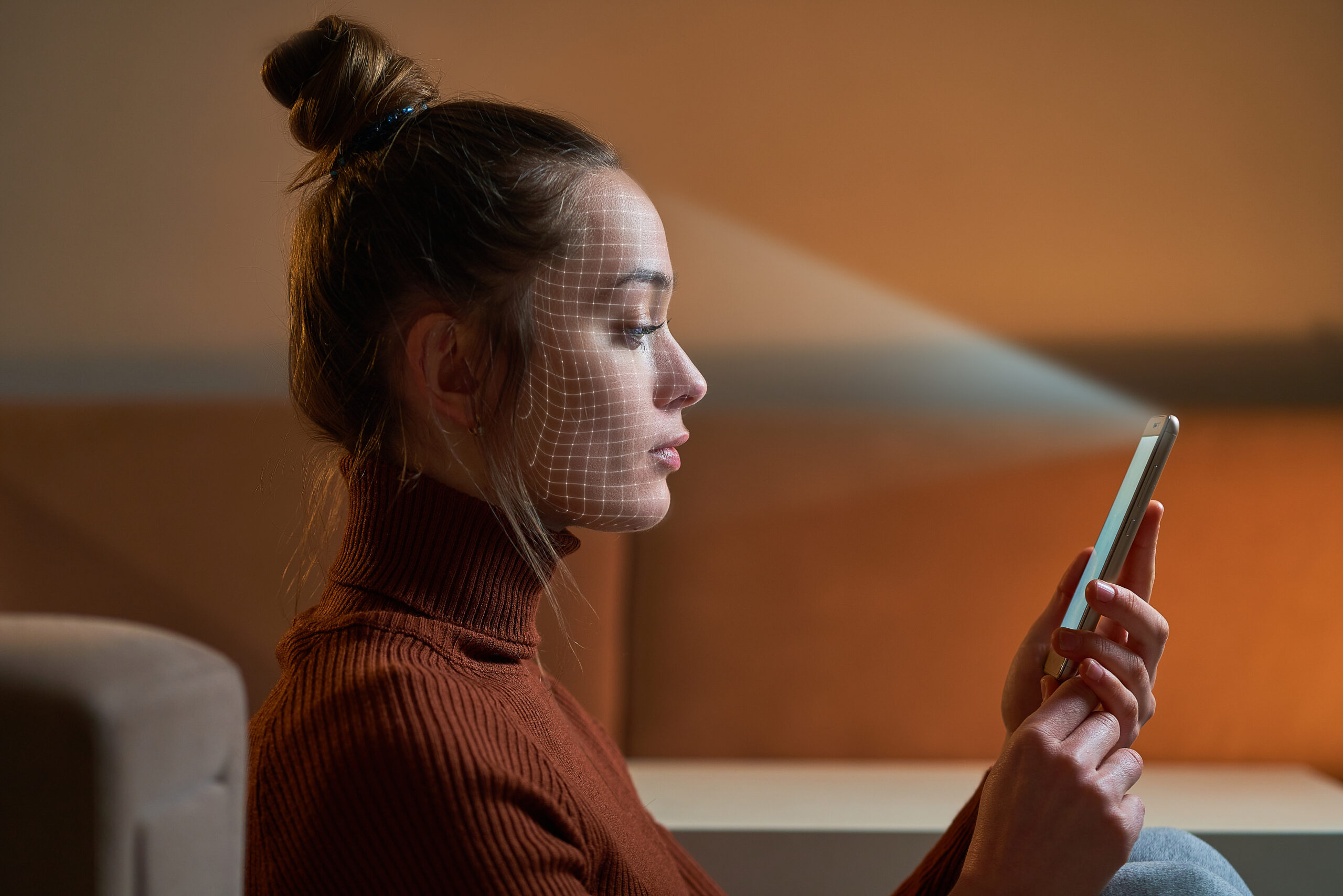 Using a smartphone for touchless visitor sign in