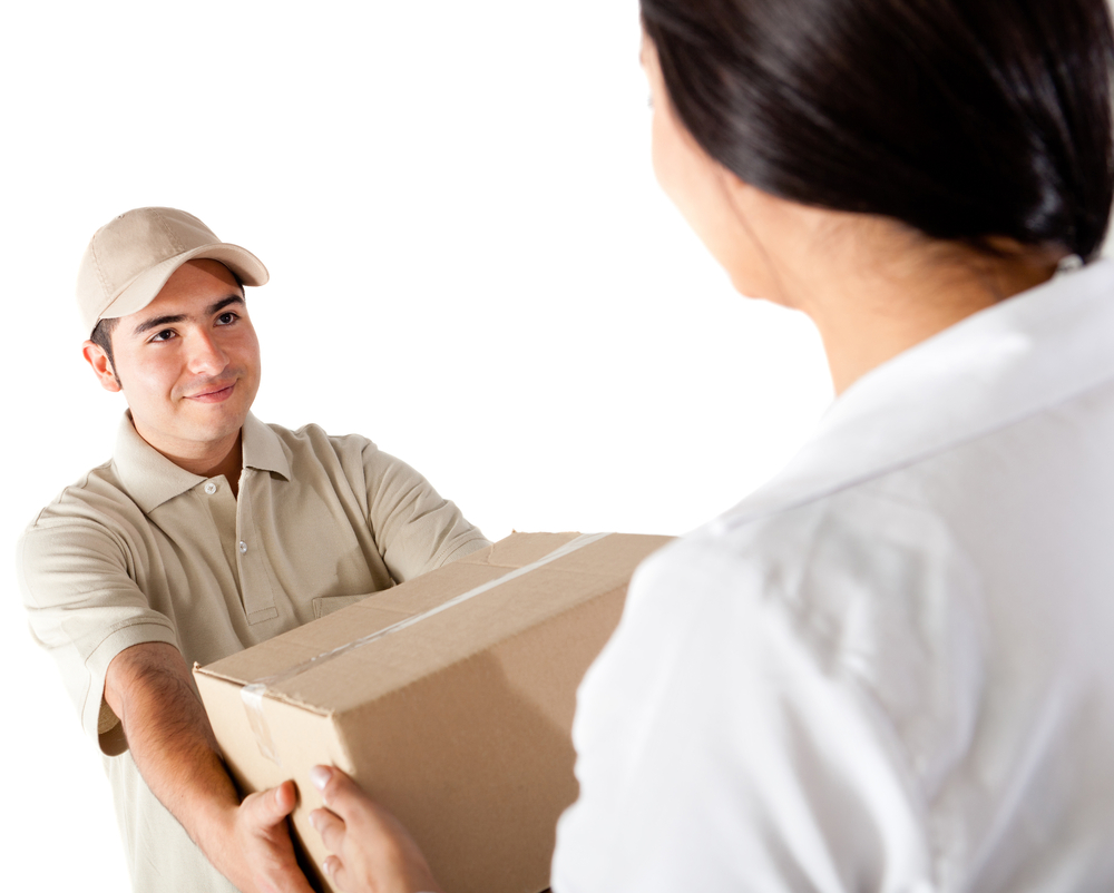 Visitor management software handling package deliveries