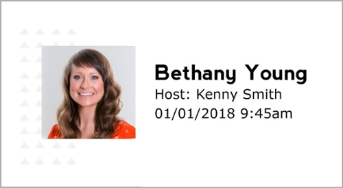 conference visitor badges