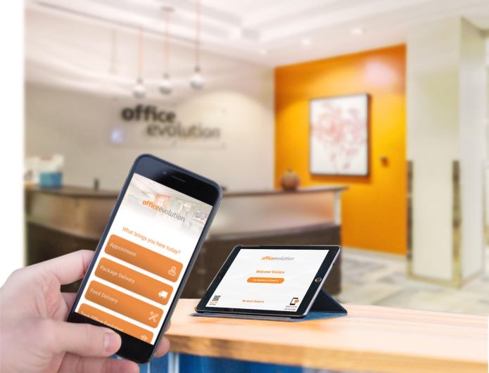 Contactless visitor management system